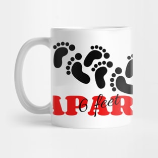 6 Feet apart Mug